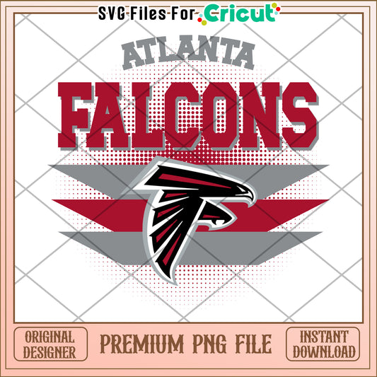 Atlanta Falcons Logo Design for Crafts, Instant PNG Download Available