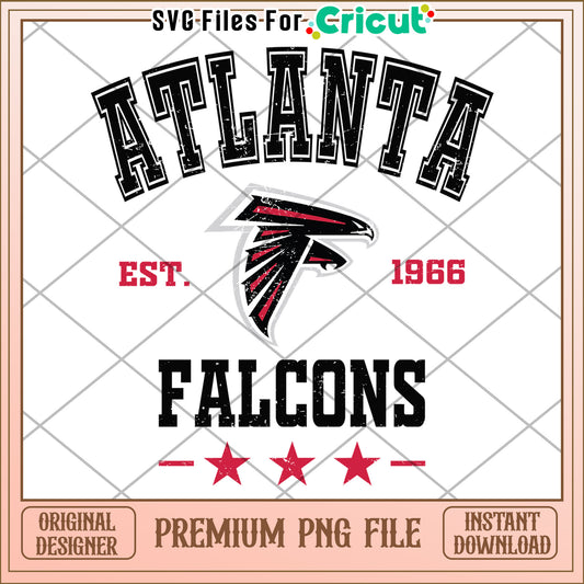 Atlanta Falcons PNG Design, premium quality for easy crafting