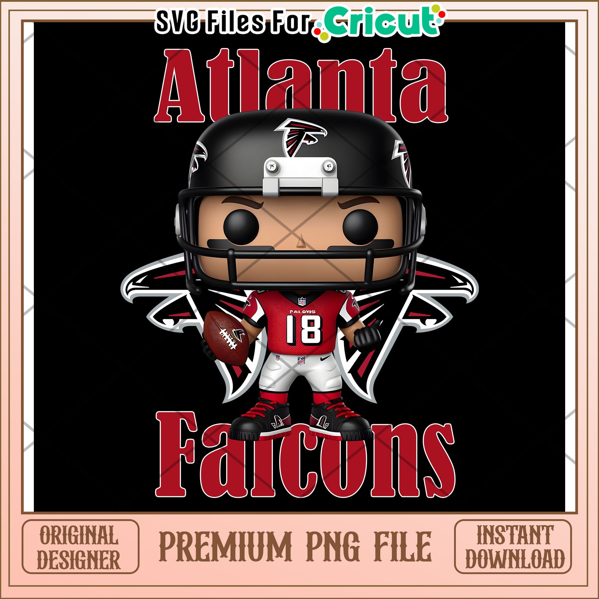 Atlanta Falcons PNG File for Cricut, Perfect for Sports Fans