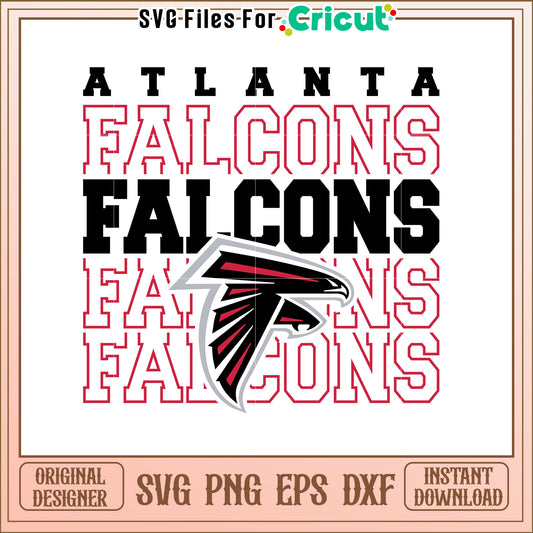 Atlanta Falcons SVG Design