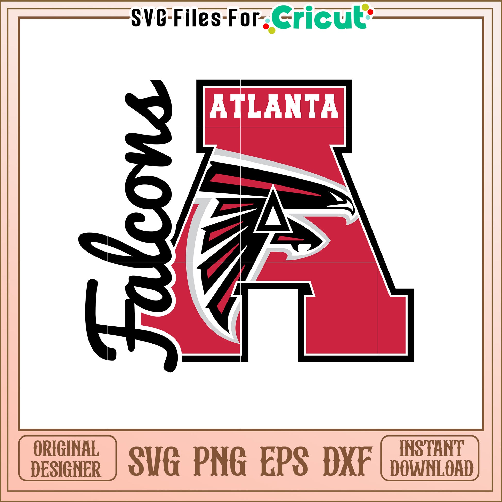 Atlanta Falcons SVG Design for Fans and Crafts