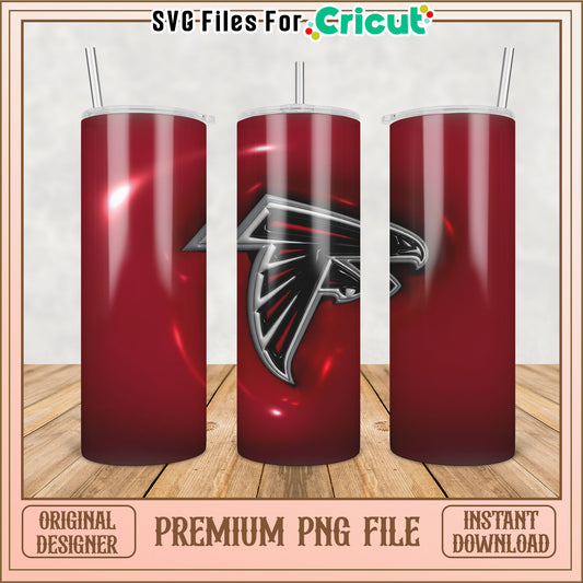 Atlanta Falcons Tumbler PNG Sublimation