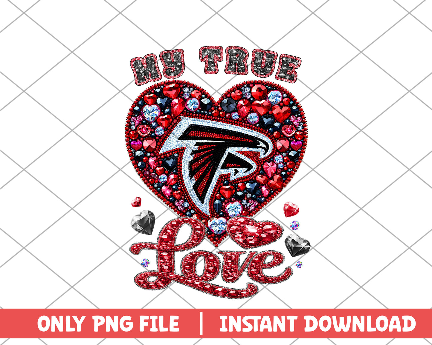 Atlanta Falcons my true love png, Atlanta Falcons png