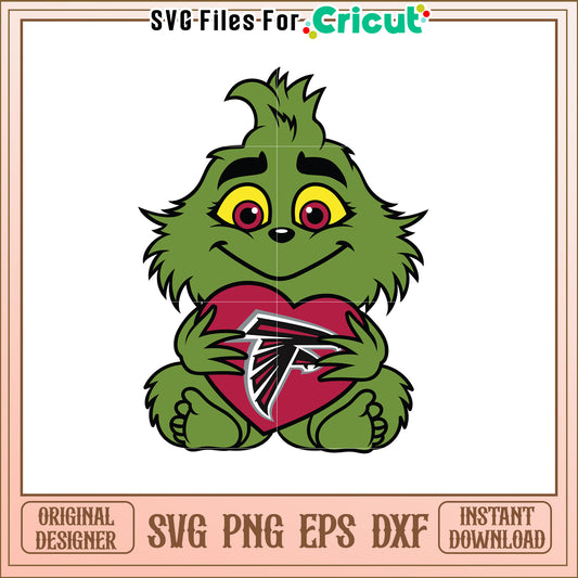 Atlanta Football Team Mascot SVG Design Download