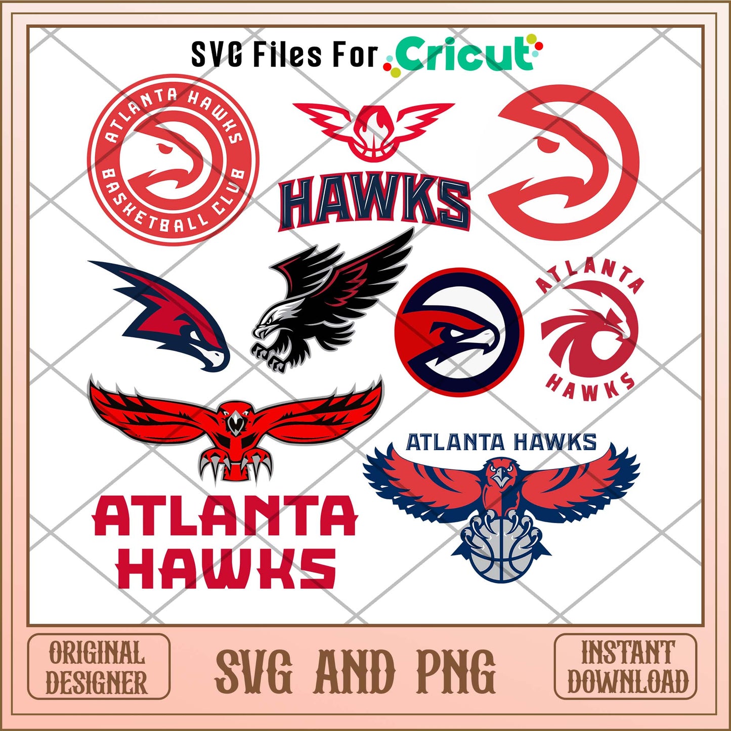 Atlanta Hawks svg, Atlanta Hawks svg bundle, NBA svg