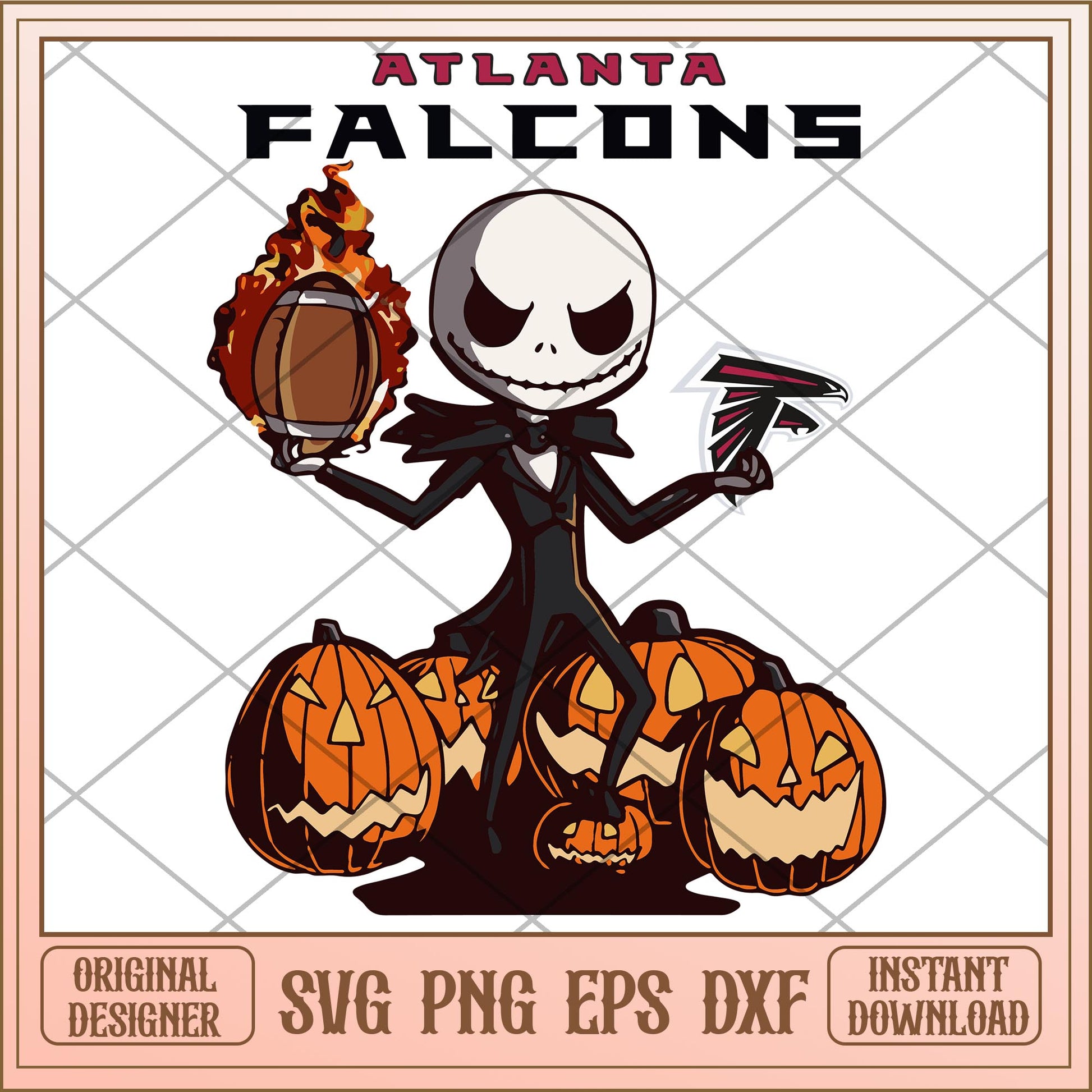 Atlanta Falcons Jack bundle svg, The Nightmare Before Christmas Svg, digital download