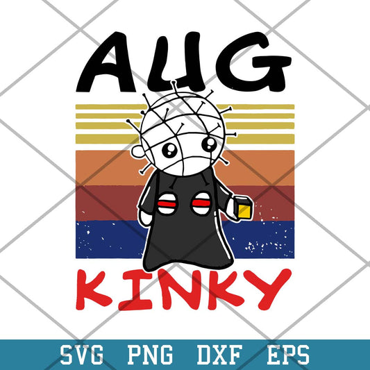August Birthday Pinhead Hellraiser Kinky Halloween Svg, Halloween Svg-Svgfilesforcricut