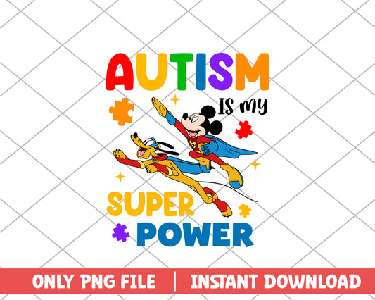 Autism is my super power autism png 