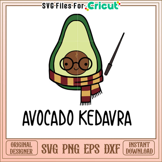 Avocado Harry Potter SVG