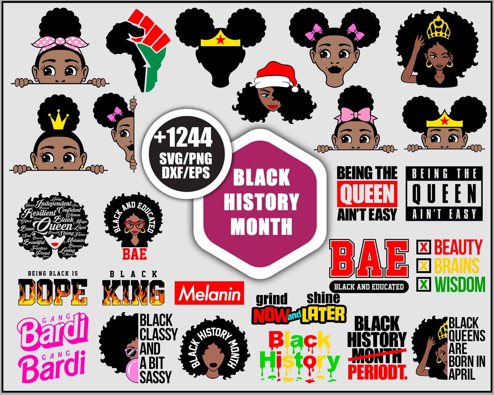 Black history month SVG Bundle