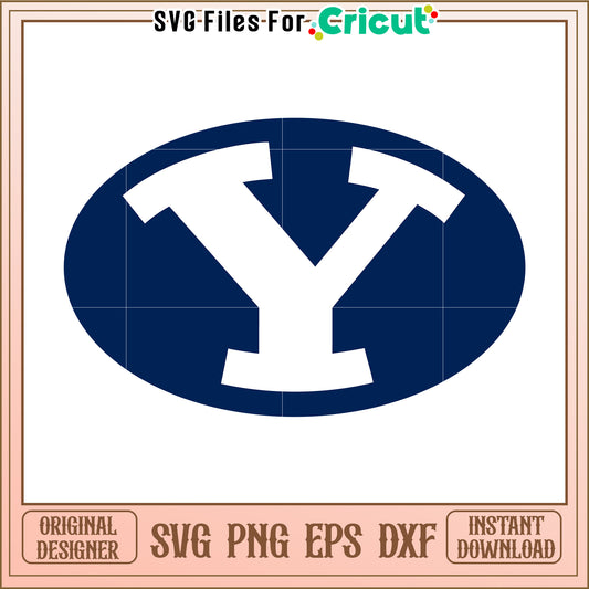 BYU Logo SVG Design, Perfect for Cricut Projects and Crafting Needs