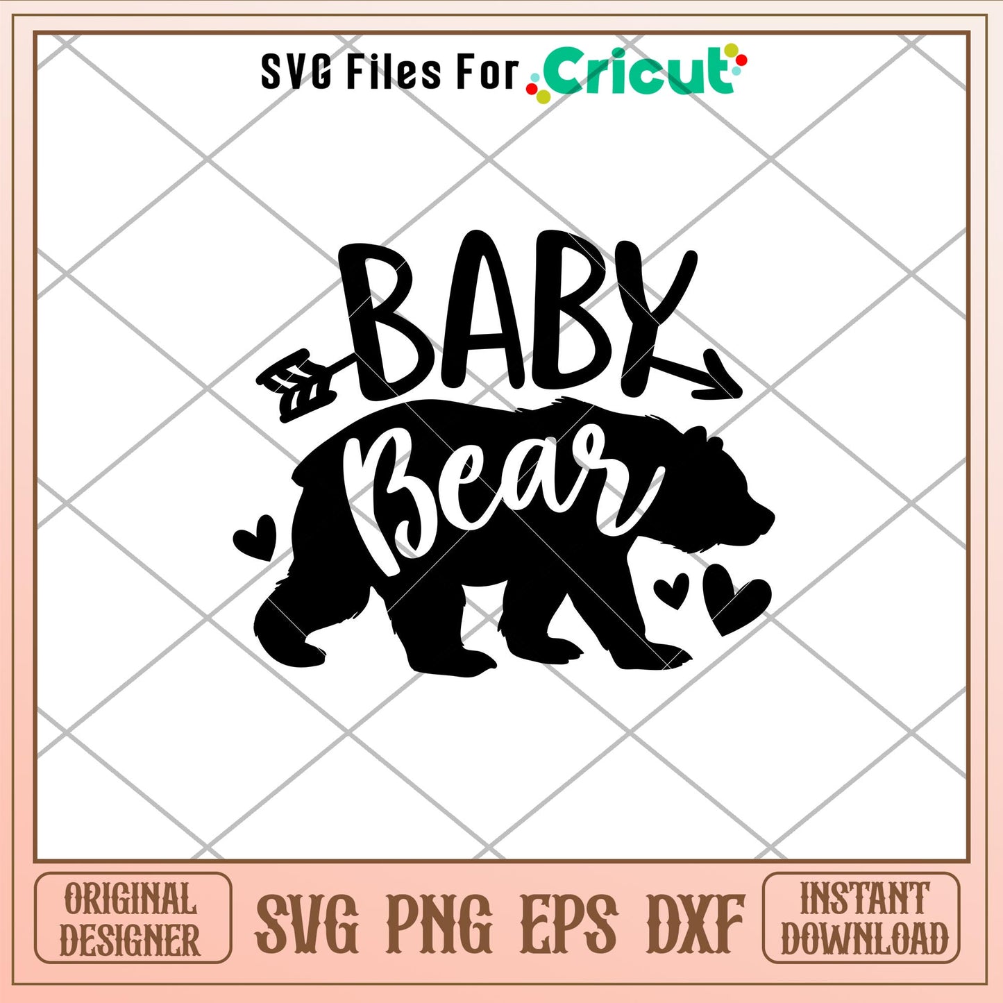 Baby Bear Family, Baby Bear Family Svg