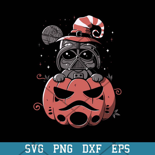 Baby Darth Varder Pumpkin Halloween Svg, Halloween Svg-Svgfilesforcricut