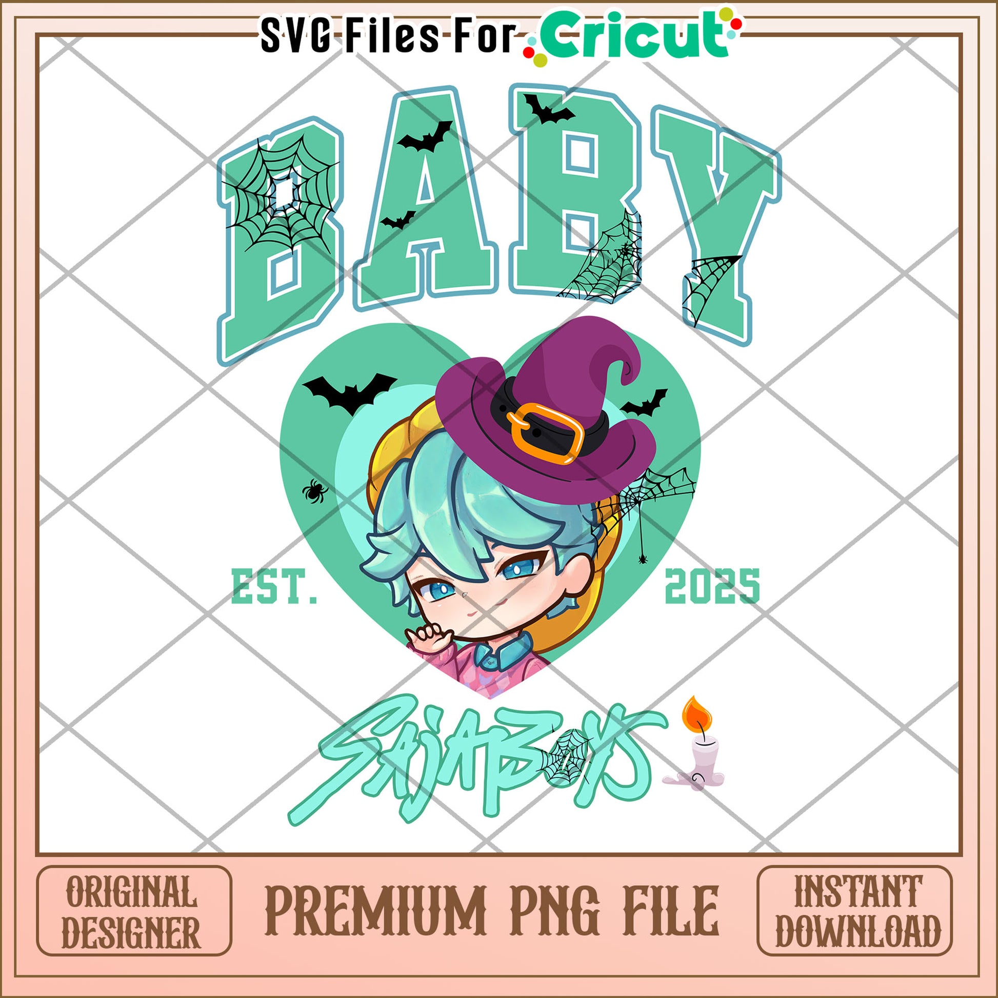 Baby Saja Boys Halloween png, demon hunters png, halloween time png