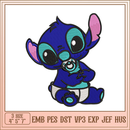 Baby Stitch Embroidery Design