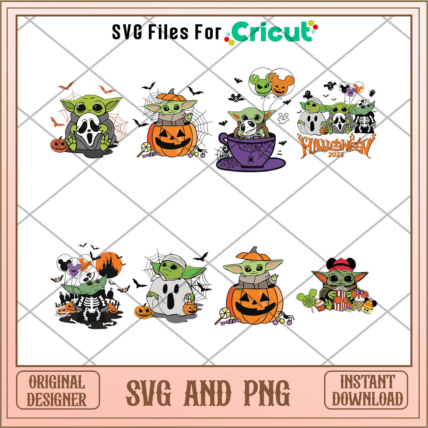 Baby Yoda halloween svg bundle, star wars movies svg - Svgfileforcricut