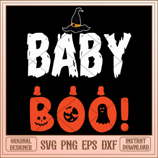 Baby boo halloween svg, halloween Svg, digital download