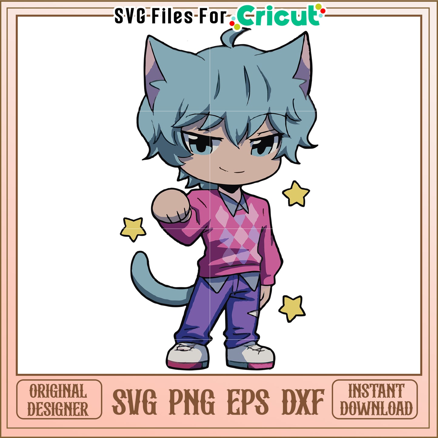 Baby cat svg, kpop band svg, kpop demon hunters svg