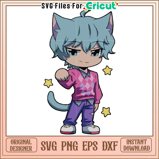 Baby cat svg, kpop band svg, kpop demon hunters svg
