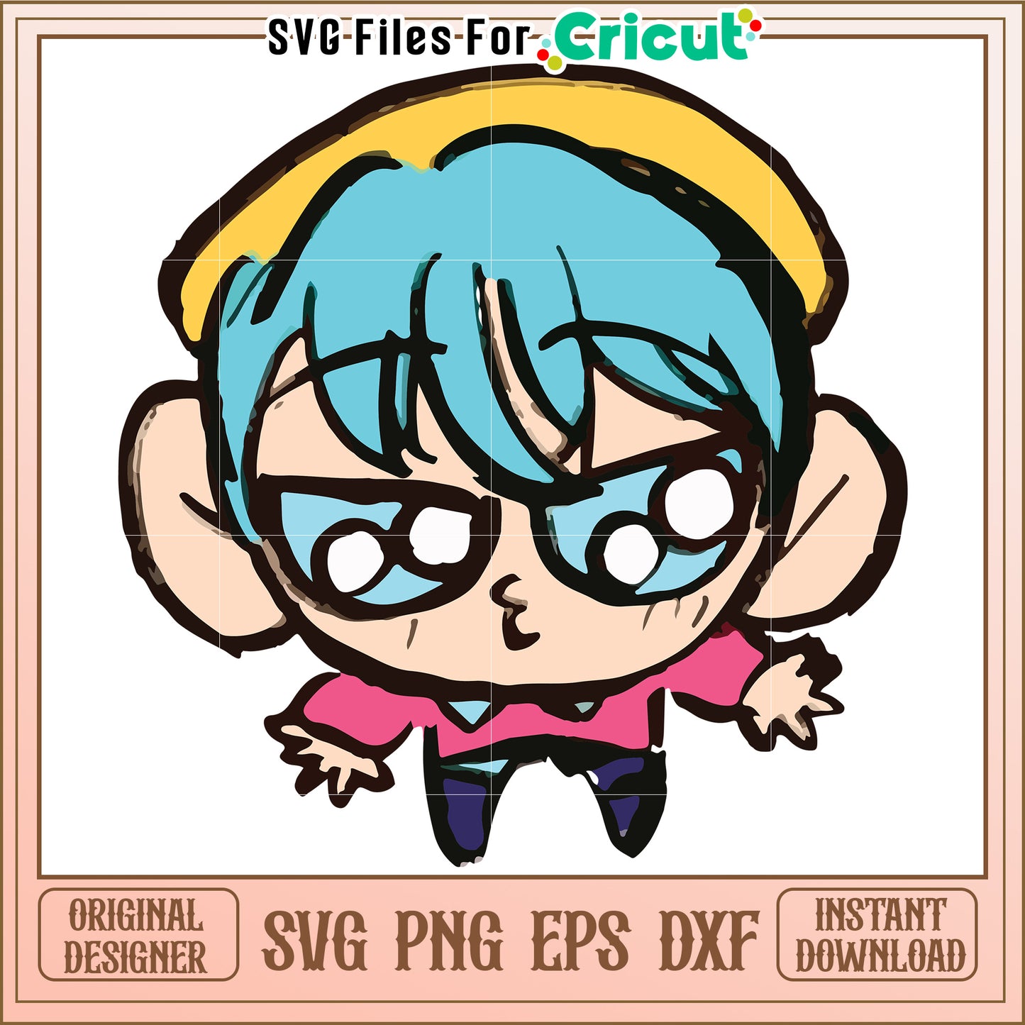 Baby character svg, kpop cartoons svg, saja huntrix svg