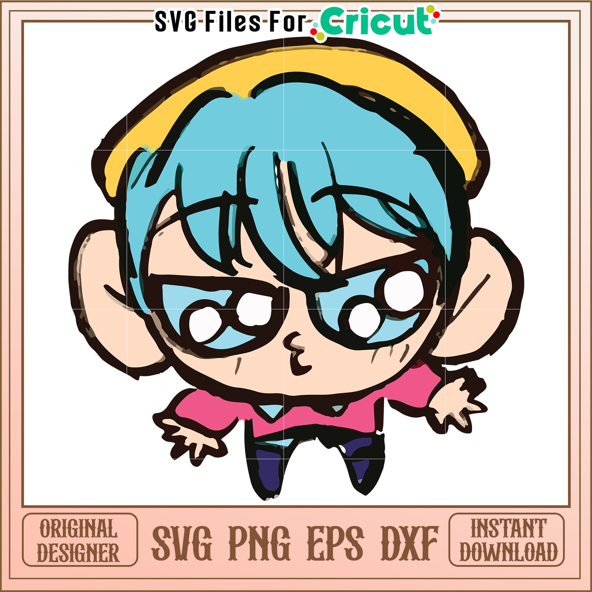 Baby character svg, kpop cartoons svg, saja huntrix svg