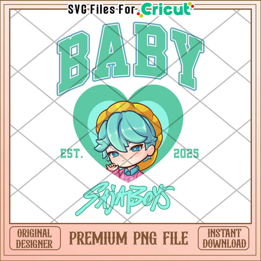 Baby sajaboys kpop demon hunters png, cute kpop boy band png