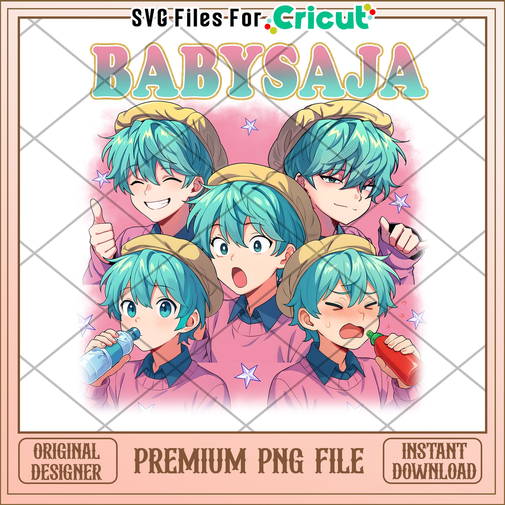 Baby saja png, kpop png, korean anime png