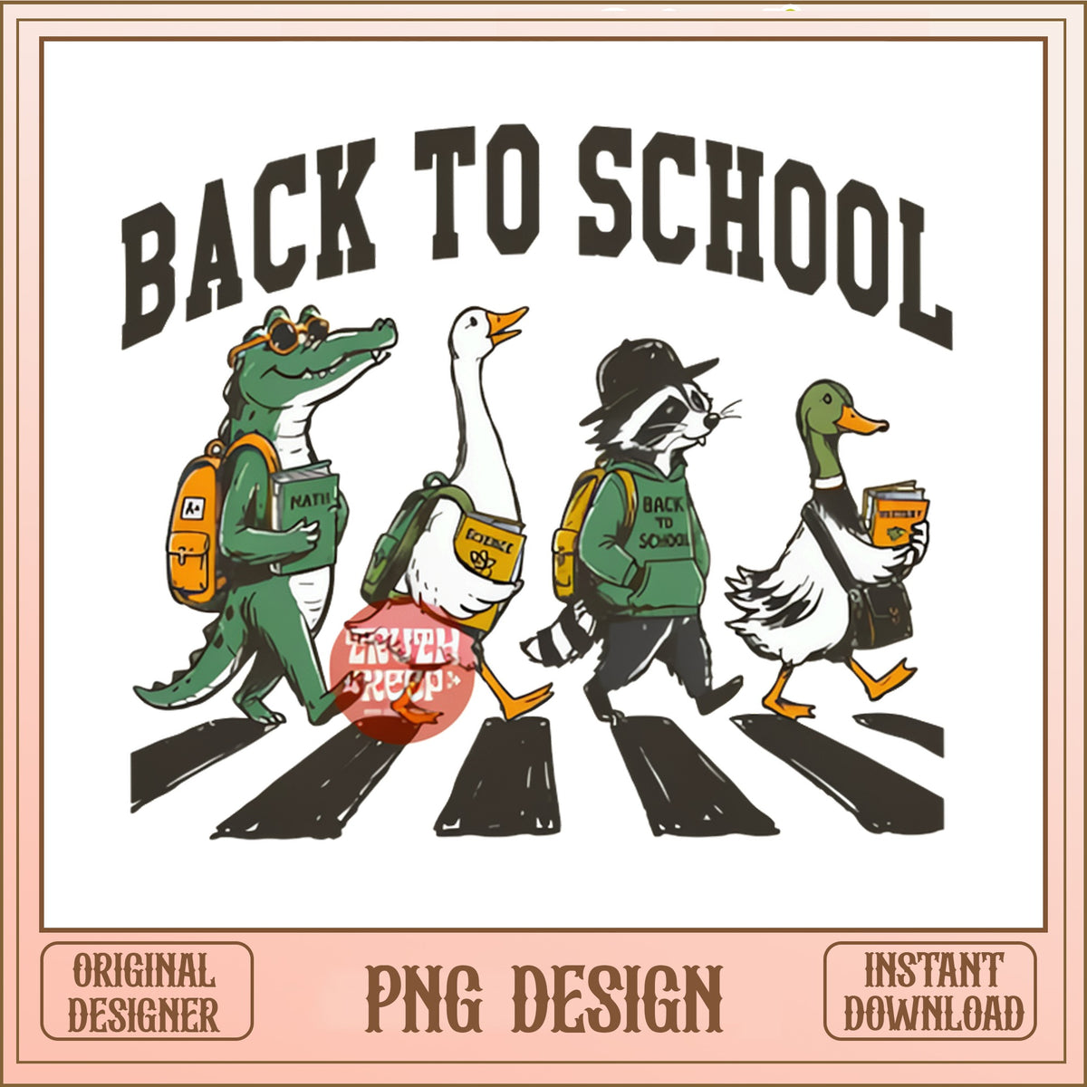 Back To School Animals PNG, Funny Teacher Student PNG, First Day Of School PNG