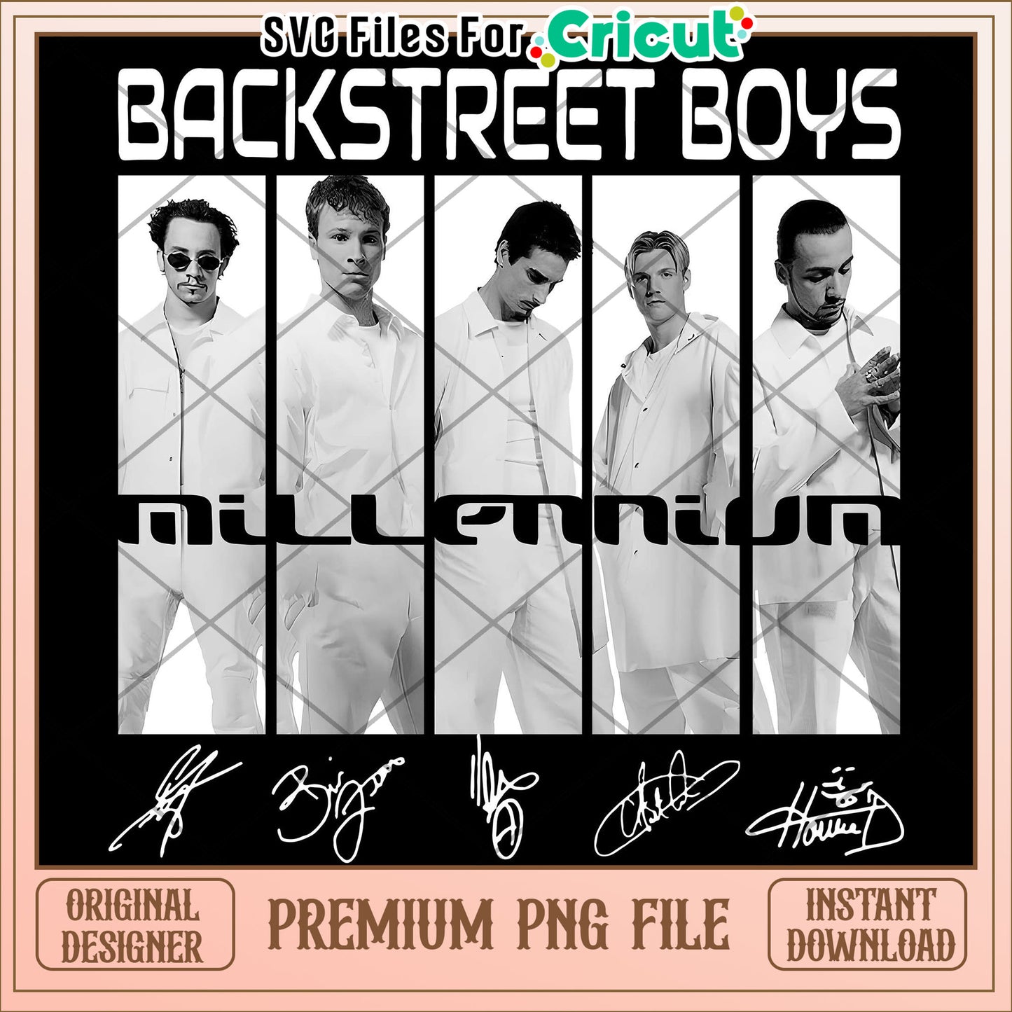 Backstreet boys design png, 90s boyband png, retro pop group png