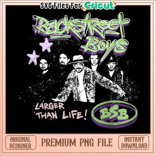 Backstreet boys graffiti photo png, retro boyband png, 90s music style png
