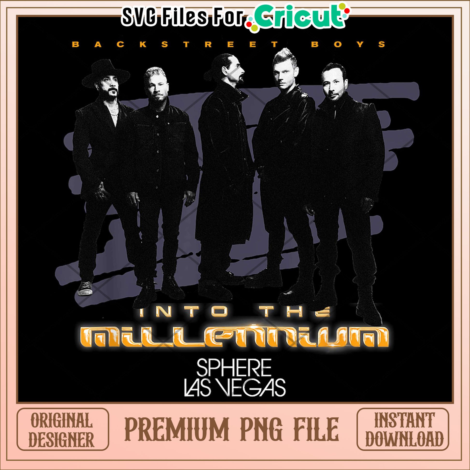 Backstreet boys group photo png, 90s boyband design png, retro pop group png