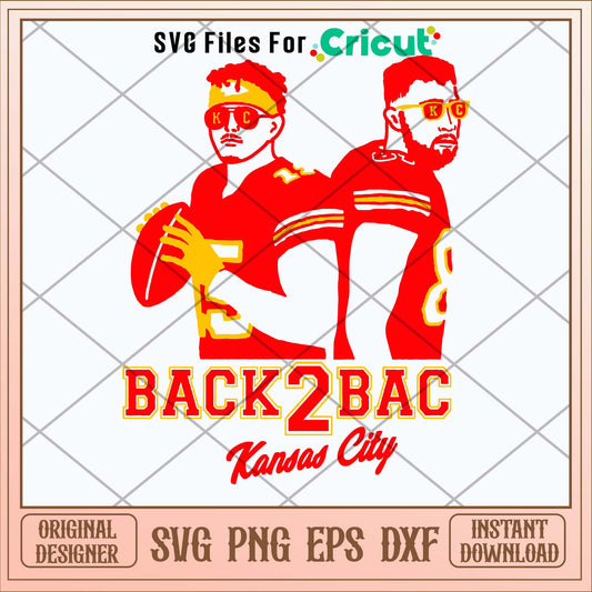 Back to Back Run It Back Kelce Svg-Svgfilesforcricut