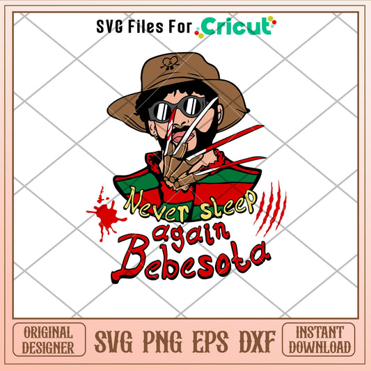 Bad Bunny Freddy Krueger, Bad Bunny Freddy Krueger svg