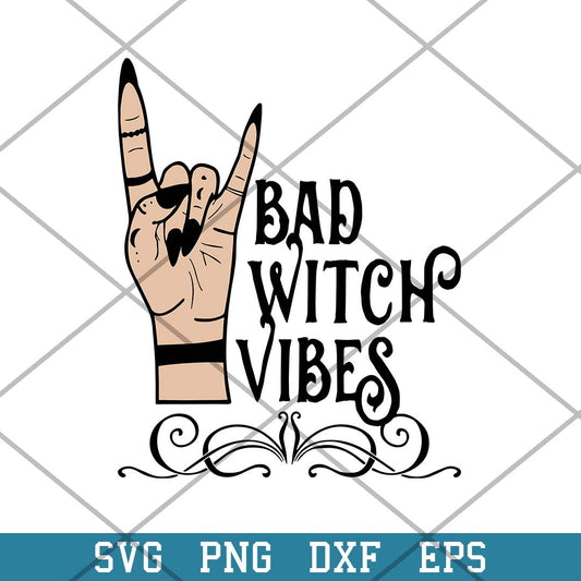 Bad Witch Vibes Svg, Halloween Svg-Svgfilesforcricut