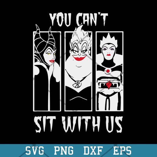 Bad Witch You Can_t Sit With Us Svg, Bad Girl Svg-Svgfilesforcricut