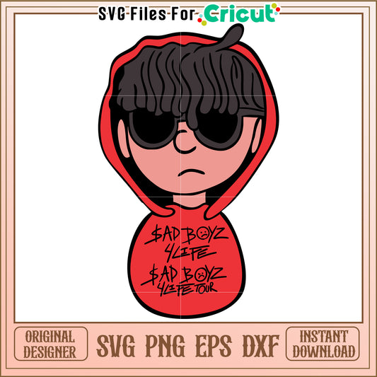 Bad boyz for 4 design life svg, street style quote svg, hip hop attitude design svg