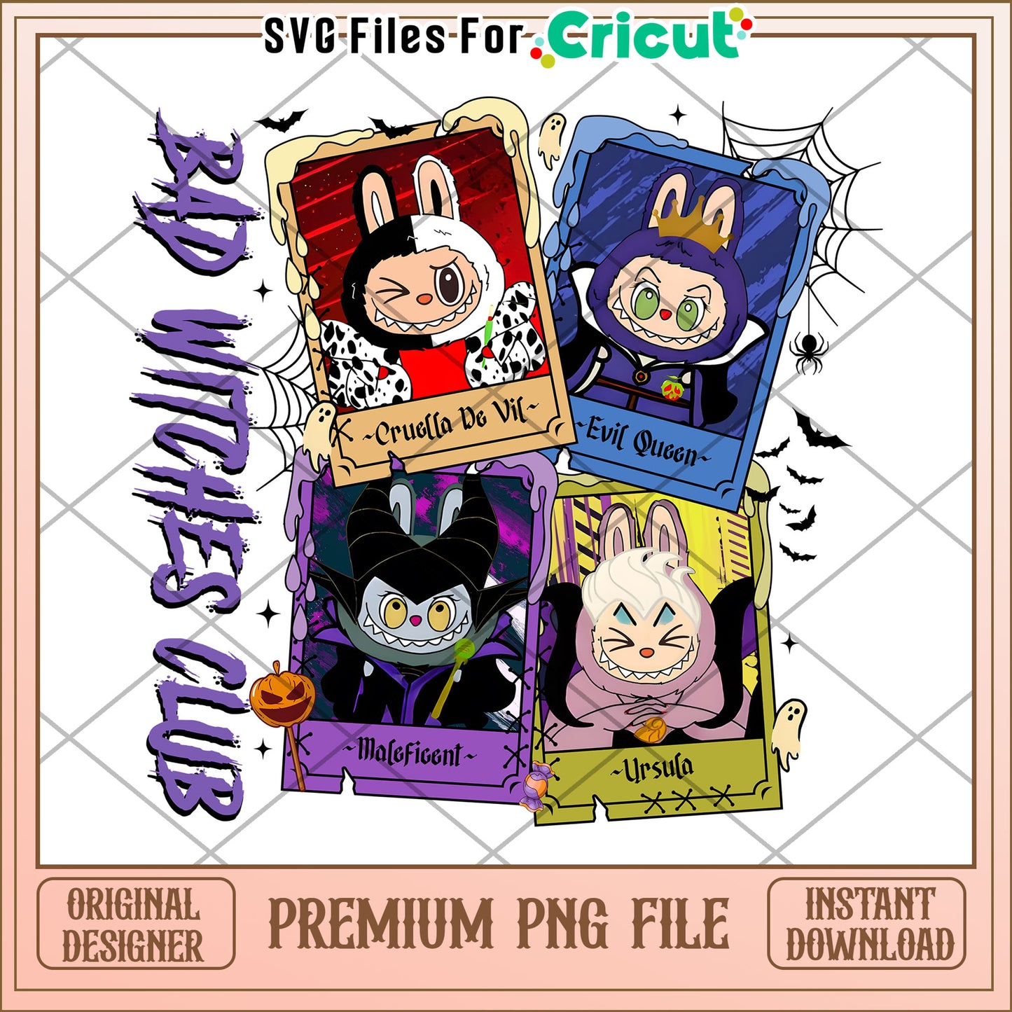 Bad witches club png, trick or treat png, halloween characters png