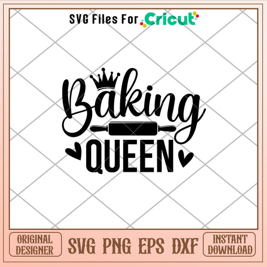 Baking Queen, Baking Queen Svg