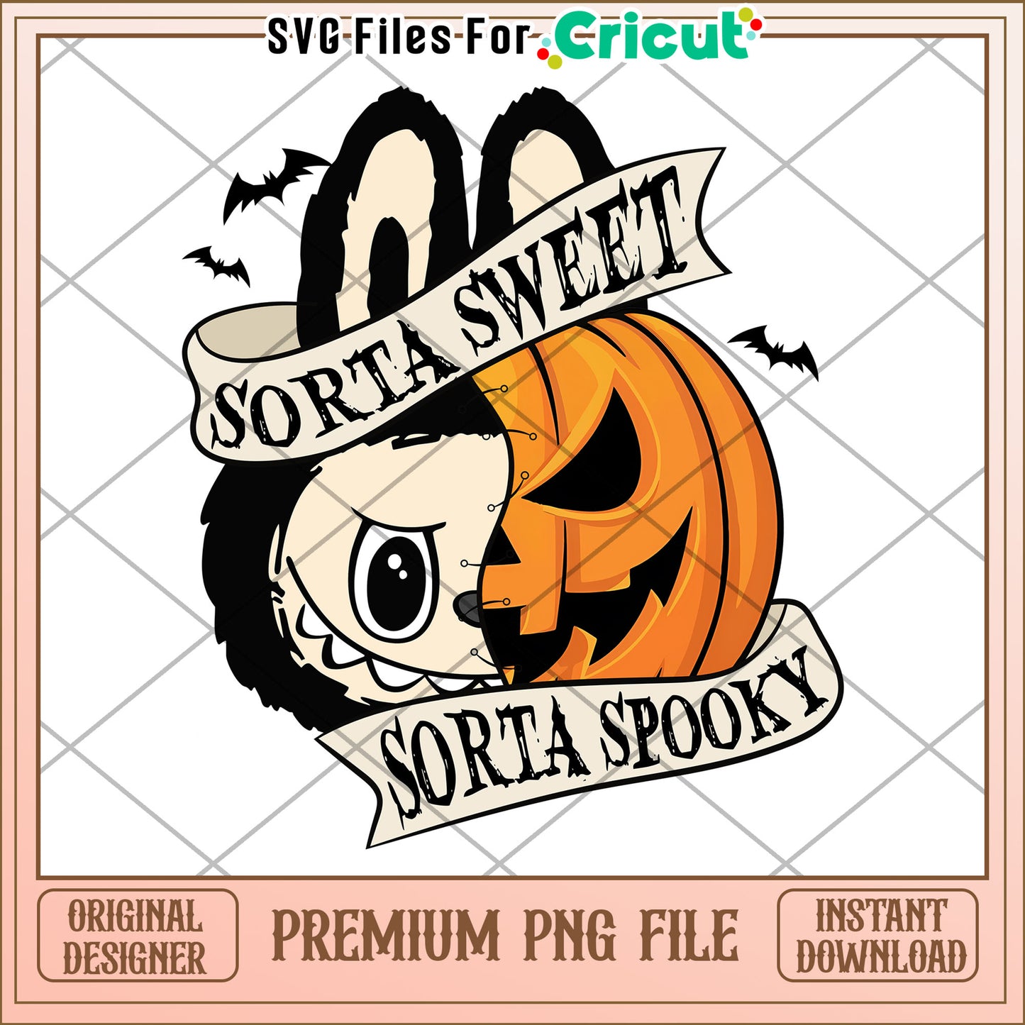 Balck labubu sorta sweet png, halloween songs png, halloween cookies png