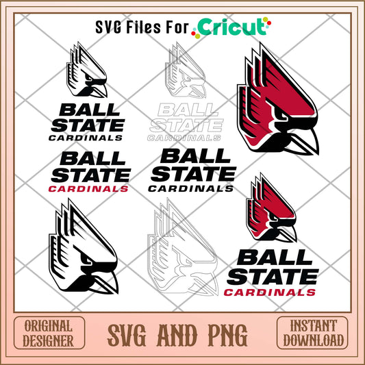 Ball State Cardinals team sports svg bundle, Sport svg - Svgfileforcricut 