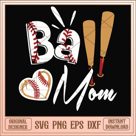 Ball mom baseball mom svg, baseball mom svg, funny svg