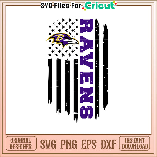Baltimore Ravens SVG Design for Sports Fans