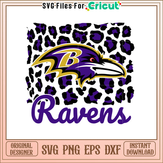Baltimore Ravens SVG Design for Sports Fans Ship Now
