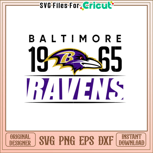Baltimore Ravens SVG Design for Sports Fans and Crafters