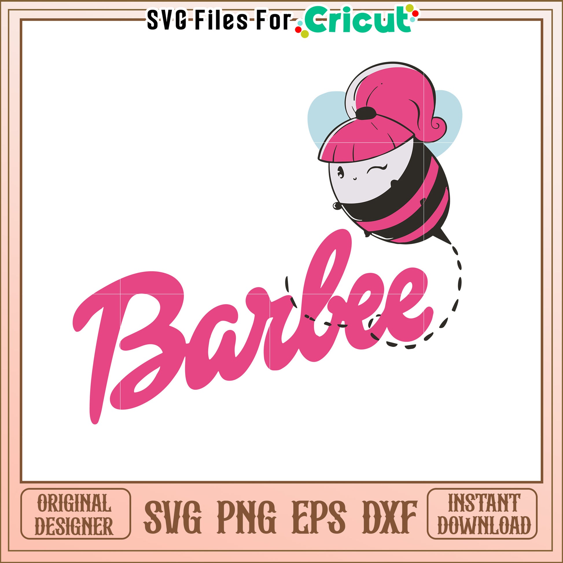 Barbie Bee SVG Cut File