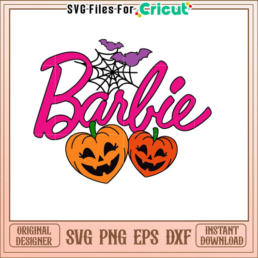 Barbie Halloween SVG Pumpkins