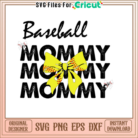 Baseball Mommy SVG