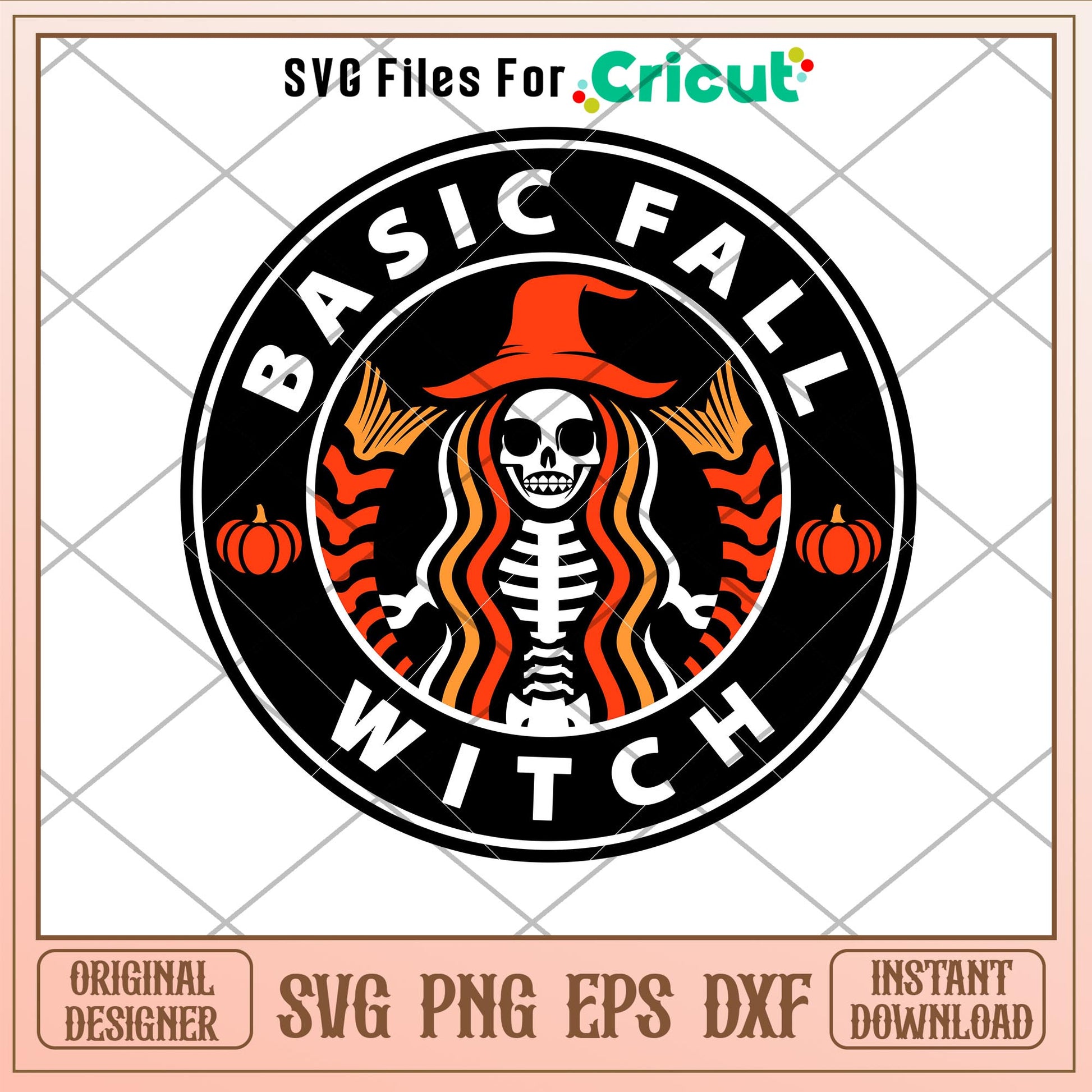 Basic Fall Witch, Basic Fall Witch Starbucks Svg