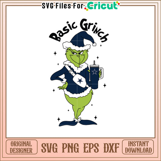 Basic Grinch Holiday SVG Design for Fun Crafts