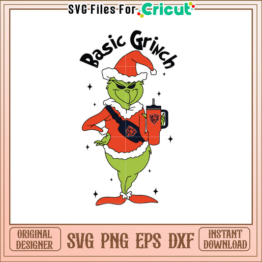 Basic Grinch SVG Christmas Design